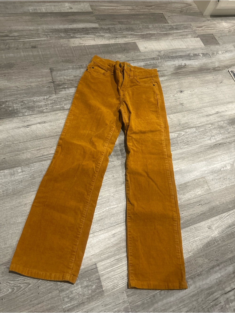 Kids Mustard Corduroy Jeans - Unbranded
